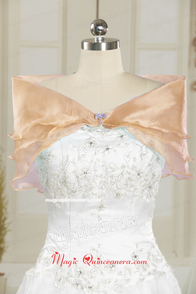 Beautiful Beading Orange Shawls for Wedding