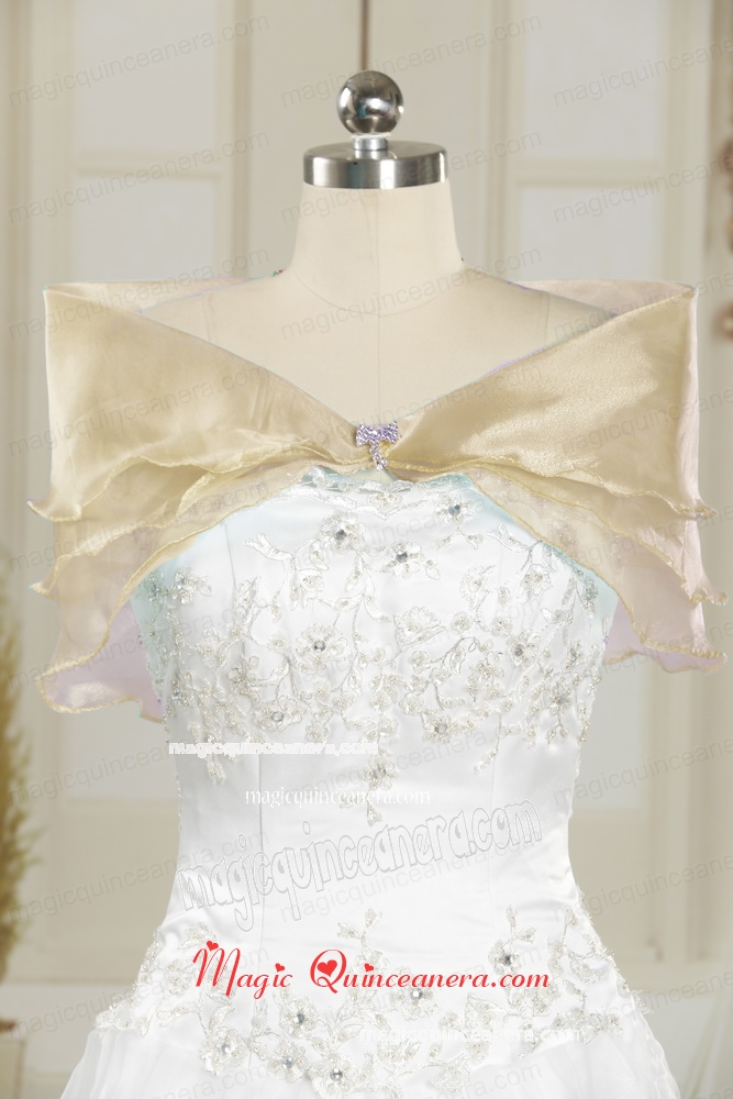 Formal Organza Watermelon Shawls with Beading