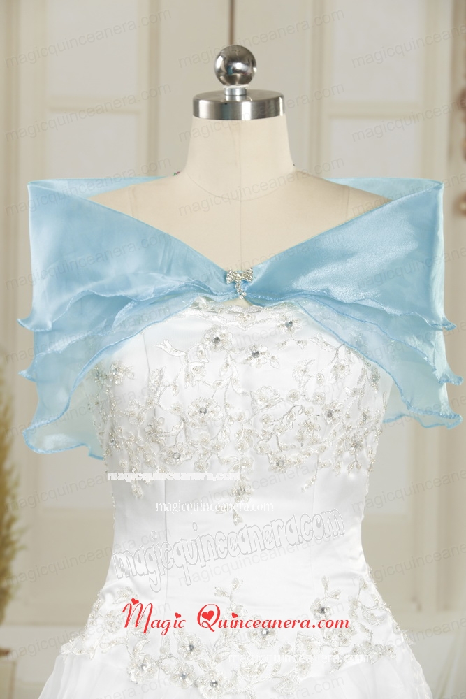 Beautiful Organza Beading Spring Green Shawls for Wedding