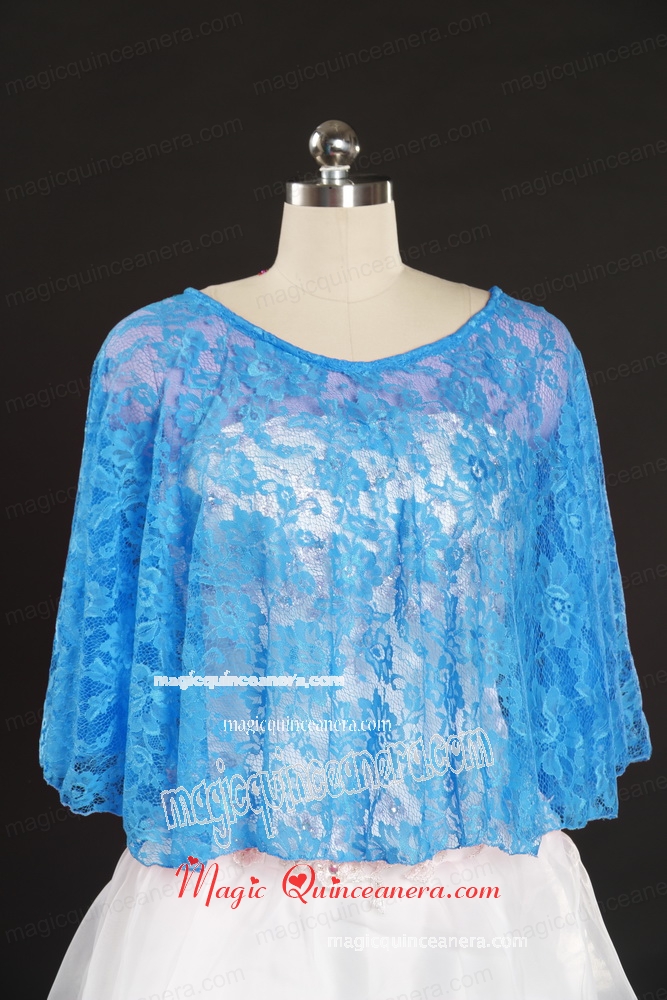 Lace Hot Sale 2015 Purple Wraps with Beading