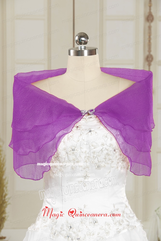 2015 New Style Beading Lavender Shawls for Party