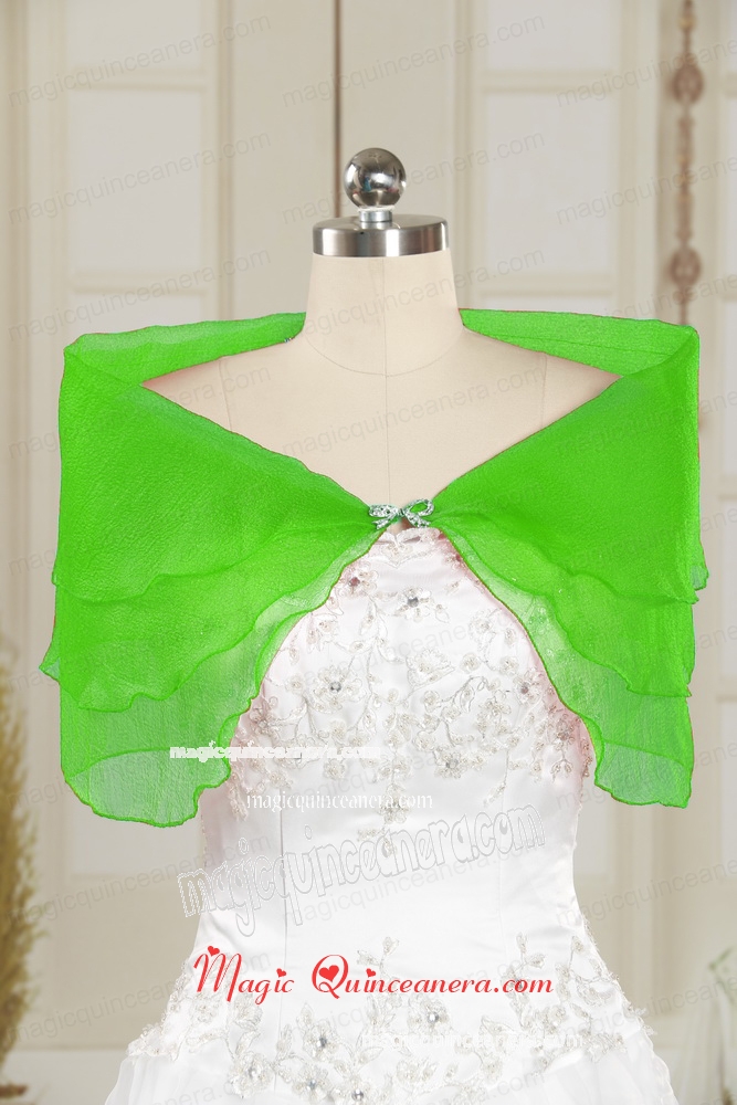 2015 Olive Green New Style Beading Shawls
