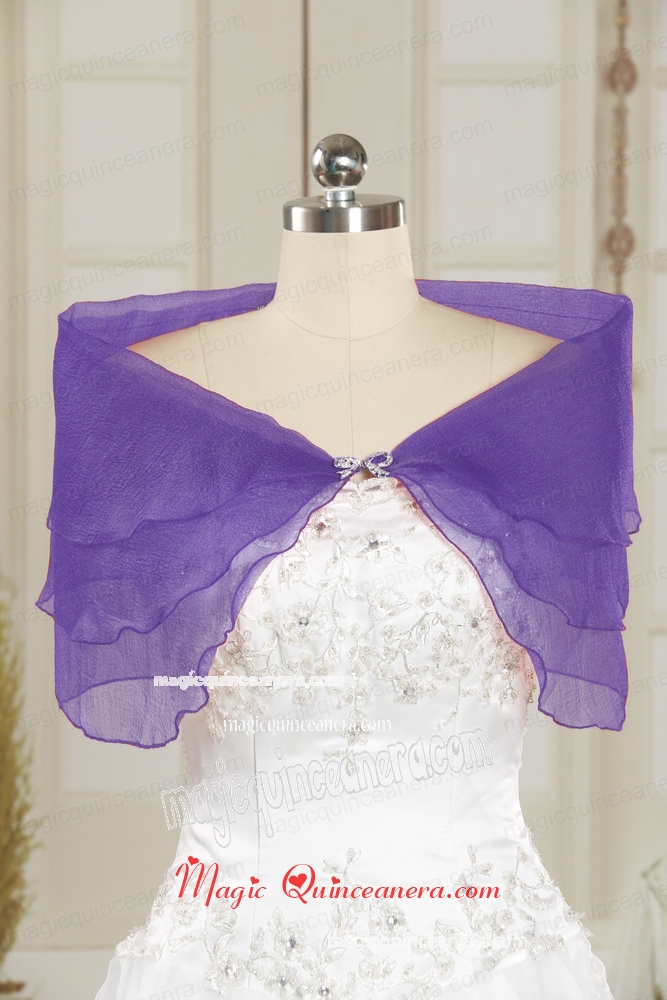 2015 Simple New Style Blue Shawls with Beading