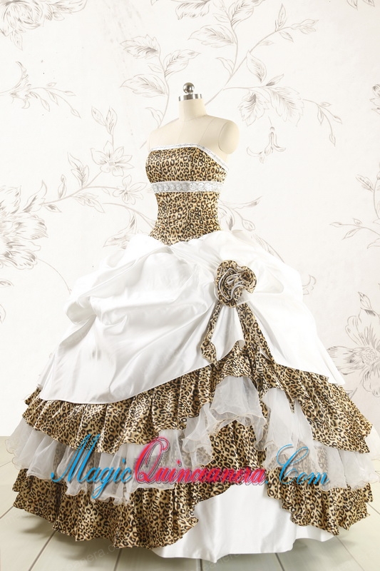 2015 Multi Color Puffy Quinceanera Dresses with Wraps