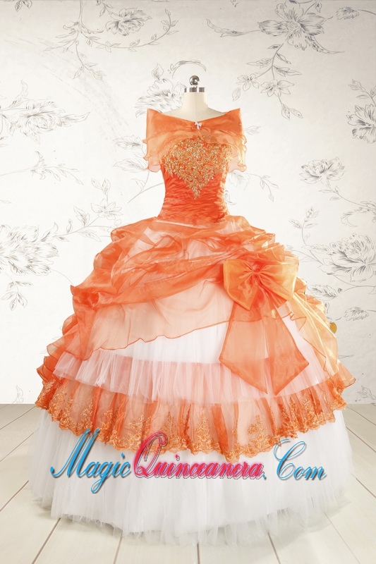2015 Perfect Strapless Quinceanera Dresses with Beading