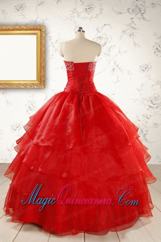 New Style Strapless Quinceanera Dresses with Appliques