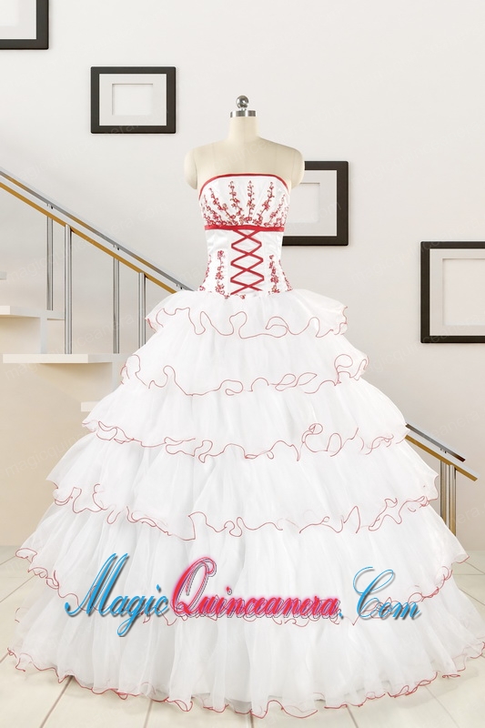 Popular White Sweet 16 Dresses with Appliques