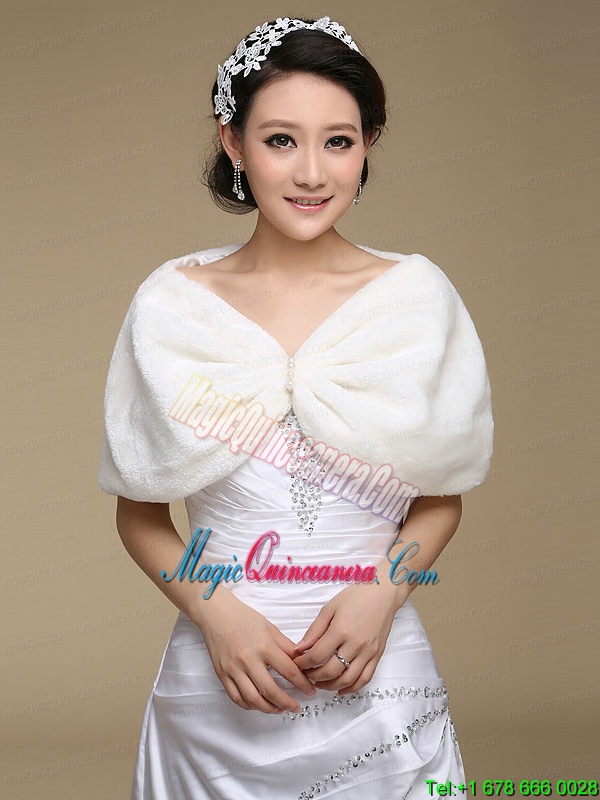 2015 White Taffeta Dresses For a Quinceanera with Beading and Pick Ups