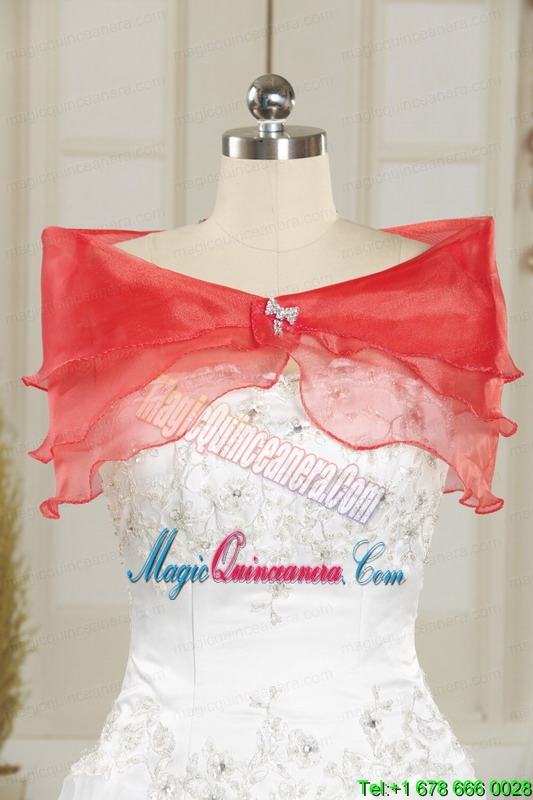 2015 Wine Red Sweetheart Quinceanera Dresses with Embroidery