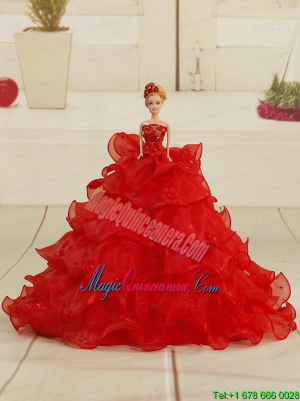 Most Popular Sweetheart Beading Quinceanera Dresses in Red
