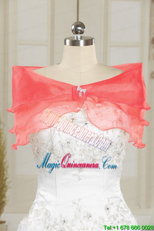 New Style Beading Watermelon Quinceanera Dresses for 2015