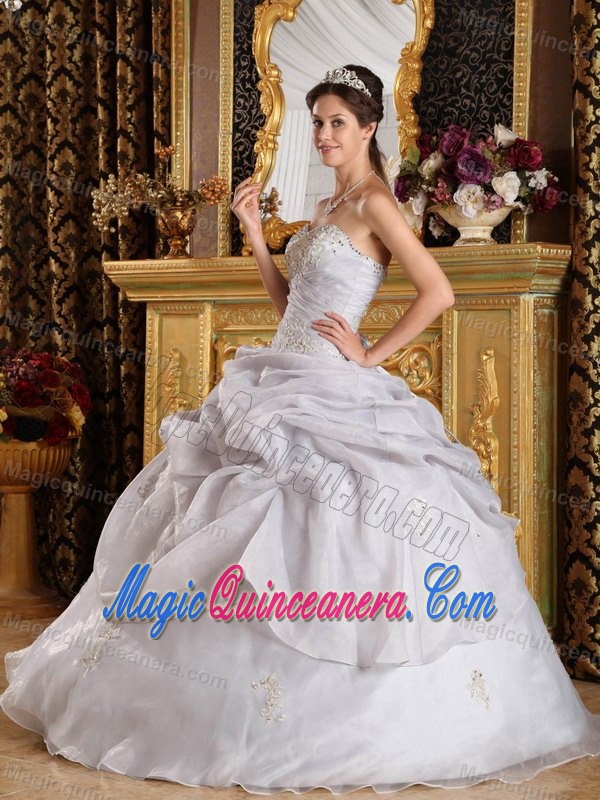 Mature Pick Ups Grey Beaded Appliqued Dress for Sweet 16