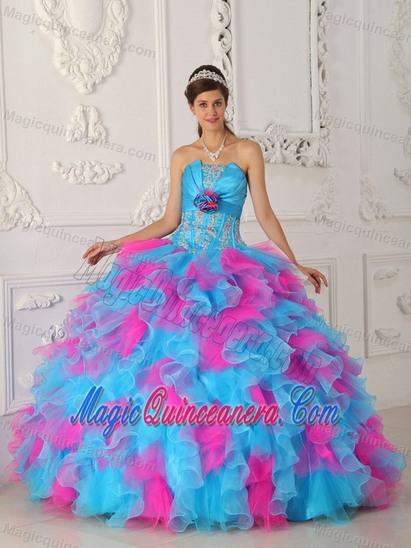 blue dress for sweet 15