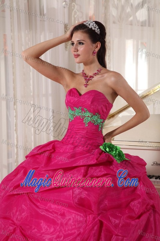 Pretty Sweetheart Dresses for Quinceanera Pick-ups Hot Pink in Florida