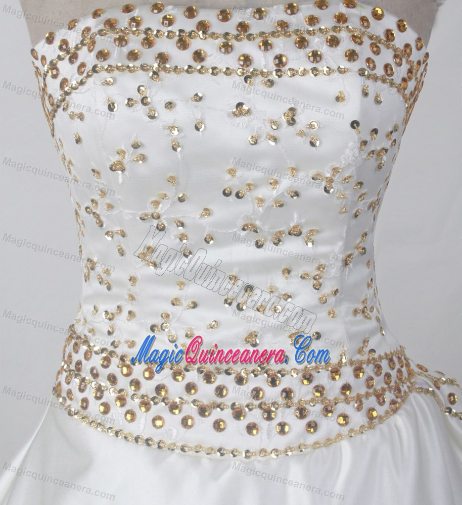 2014 Lace and Beading Decorate Strapless Little Girl Pageant Dress