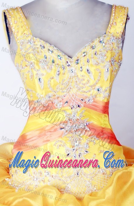 Multi-color Sweetheart Strap Beaded Appliques Glitz Pageant Dresses