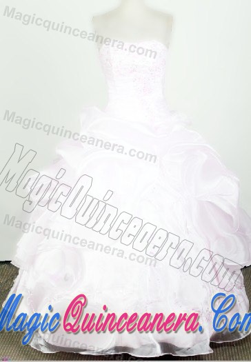 Lovely Organza with Beading Little Girl Pageant Dresses in Florida