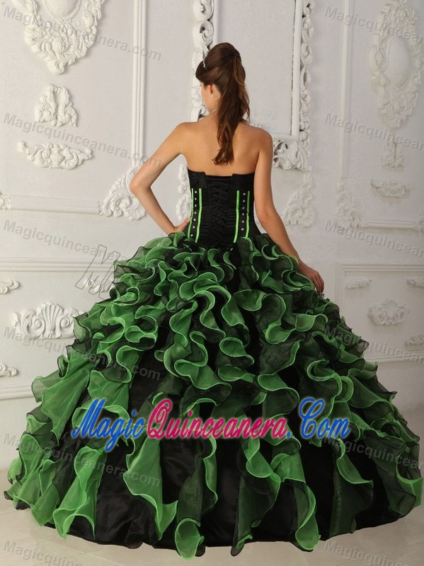 Brand New Ruffled Multi-color Dresses for Sweet 15 Ball Gown