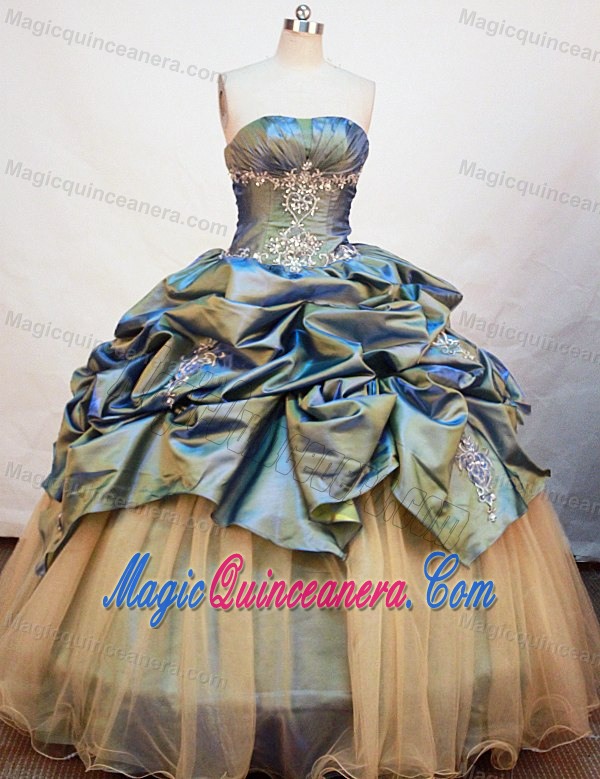 Brand New Pick-ups Ruched Appliques Sweet 16 Quinceanera Dresses