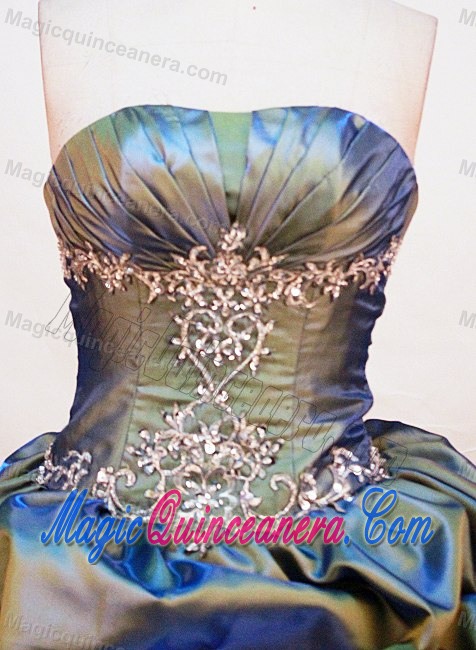 Brand New Pick-ups Ruched Appliques Sweet 16 Quinceanera Dresses