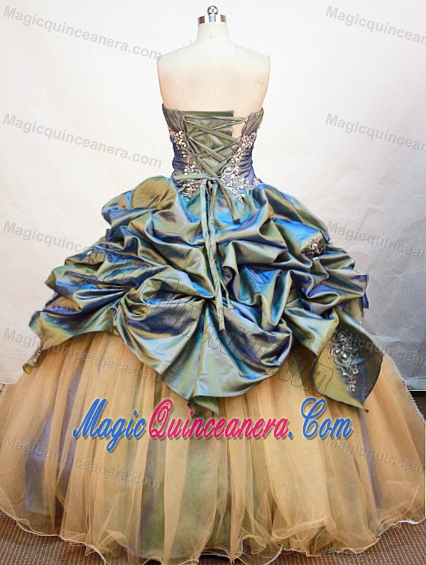 Brand New Pick-ups Ruched Appliques Sweet 16 Quinceanera Dresses