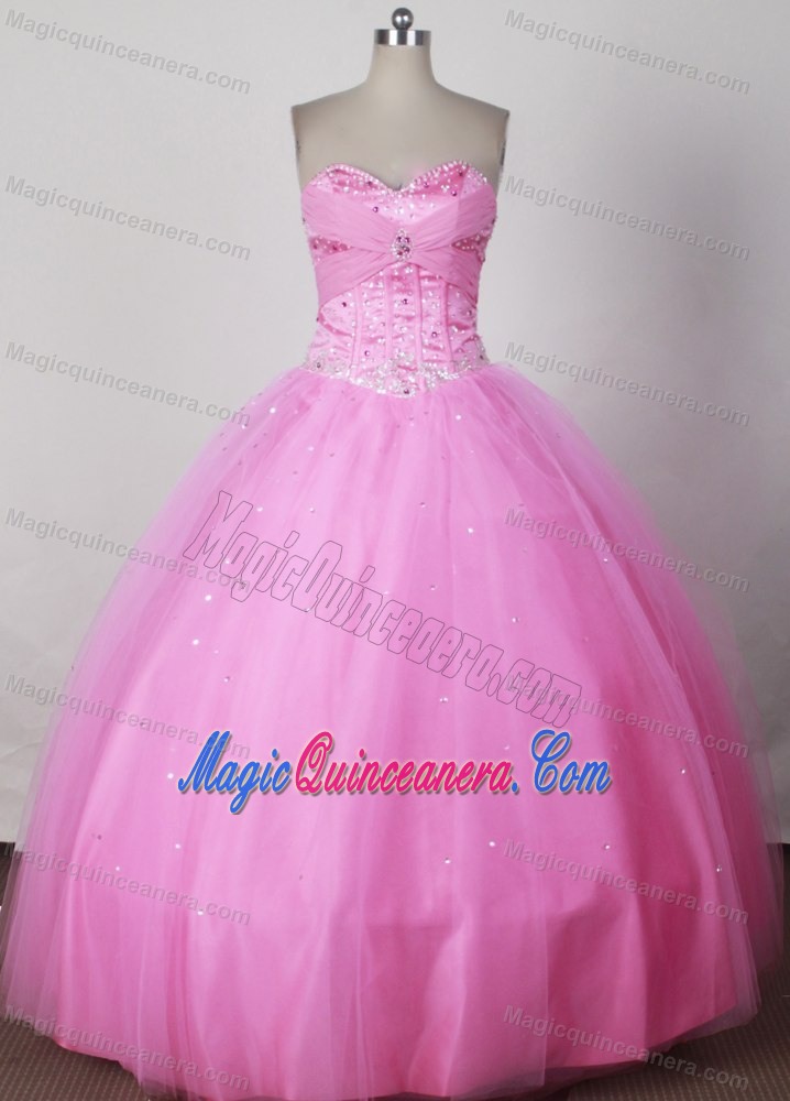 Cheap Beading Ruched Sweetheart Quinceanera Dress in Port Adelaide