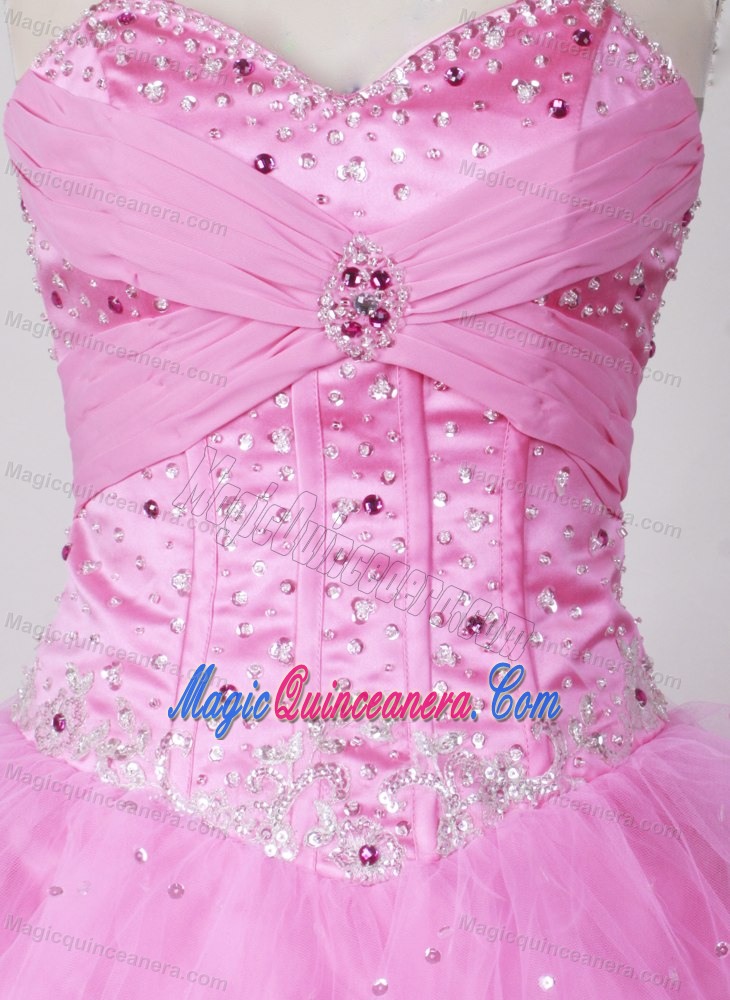 Cheap Beading Ruched Sweetheart Quinceanera Dress in Port Adelaide