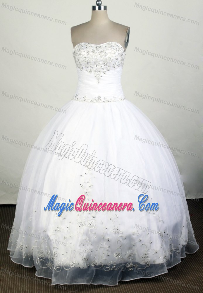 Elegant Pure Color Sweetheart Sweet 16 Dress in Massachusetts