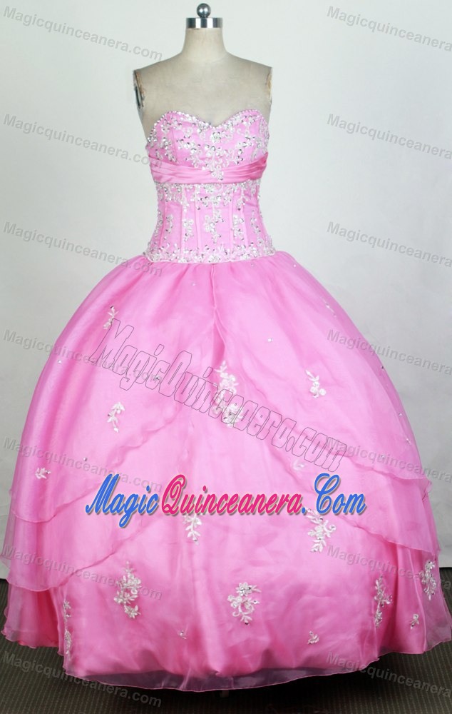Layered Skirt 2013 Cute Pink Sweet 16 Dress for Cheap