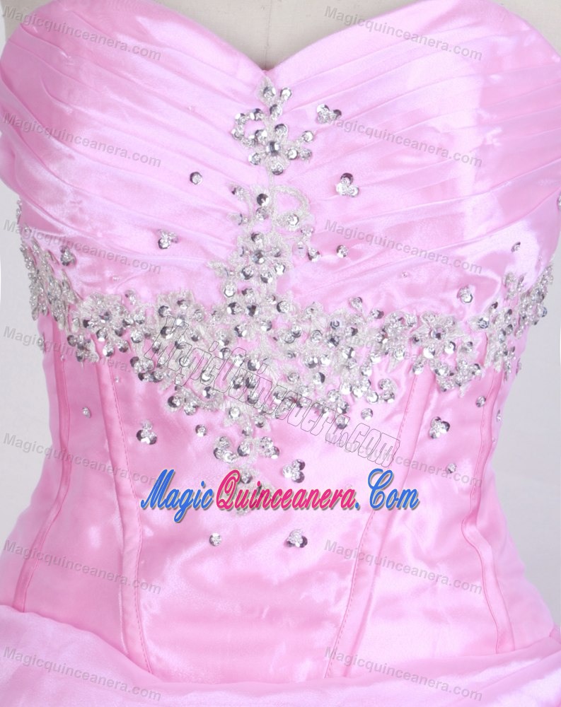 Lovely Pink Sweetheart Quinceanera Dress for Sale in Connecticut