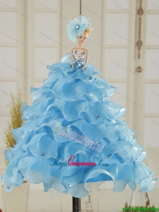 Cute Baby Blue Barbie Doll Dress in 2015