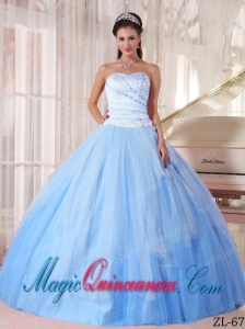 Affordable Ball Gown Sweetheart Floor-length Tulle Beading Cute Quinceanera Dress
