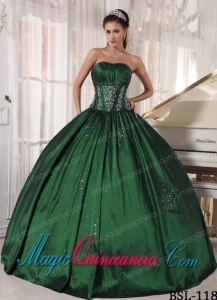 Wonderful Ball Gown Strapless Quinceanera Dress with Embroidery and Beading