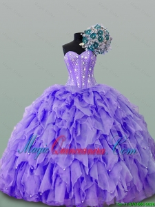 New Style Quinceanera Dresses with Beading and Ruffles for 2015