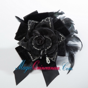 2014 Beautiful Fascinators with Imitation Pearls and Feather