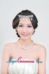 Beautiful Alloy With Rhinestone/Imitation Pearls Ladies Jewelry Sets