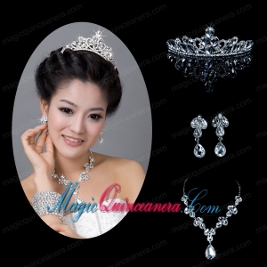 Dreamlike Alloy With Rhinestone Pearl Ladies Jewelry Sets