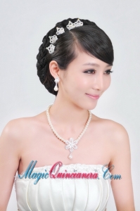 Elegant Alloy/Rhinestones With Imitation Pearls Women Jewelry