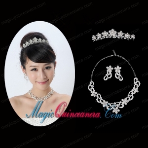 Spring Flowers Alloy/Rhinestones Ladies Jewelry Sets