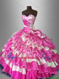Multi Color Fashionable Quinceanera Dresses with Beading