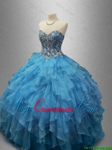 Perfect Sweetheart Quinceanera Dresses with Beading and Ruffles