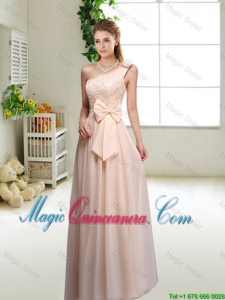 Discount One Shoulder Dama Dresses in Champagne