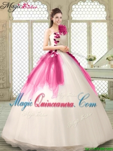 Classical Multi Color Quinceanera Gowns with Appliques and Ruffles