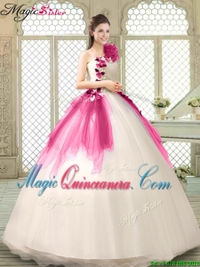 Classical Multi Color Quinceanera Gowns with Appliques and Ruffles