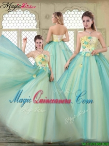 New Arrivals Strapless Quinceanera Dresses with Appliques