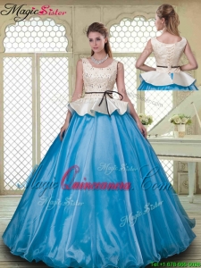 Classical Ball Gown Scoop Quinceanera Dresses with Beading