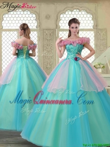 Perfect Off the Shoulder Quinceanera Dresses in Multi Color