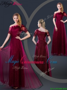 Perfect Empire Appliques Dama Dresses with Asymmetrical