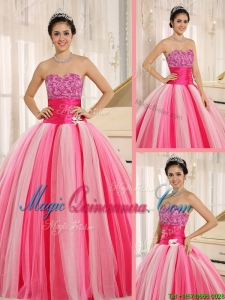 Best Selling Strapless Lace Up Quincanera Dresses in Multi Color