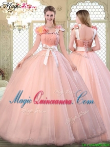 Beautiful Asymmetrical Quinceanera Dresses with Bowknot